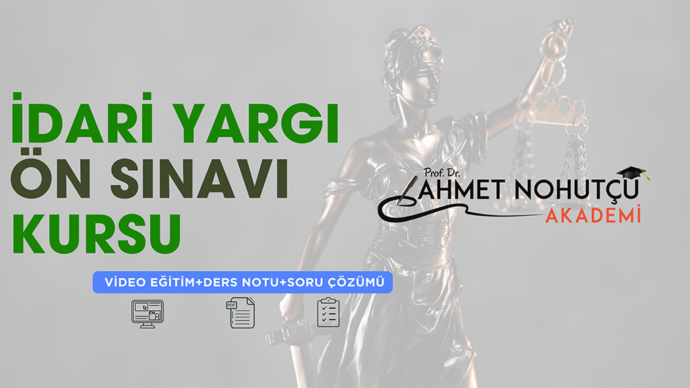 İdari Yargı Ön Sınavı Kursu