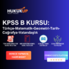 2026 KPSS-B GRUBU: GENEL KÜLTÜR-GENEL YETENEK KURSU