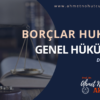 BORÇLAR HUKUKU GENEL H.