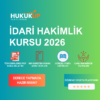2026 İdari Hakim Yardımcılığı Sınavı Kursu