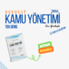 KAMU YÖNETİMİ TEK DERS - KAMU YÖNETİMİ KİTABI DAHİL!