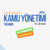 KAMU YÖNETİMİ TEK DERS