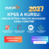 2027 KPSS-A KURSU: HUKUK-İKTİSAT-MALİYE-MUHASEBE-KAMU YÖNETİMİ