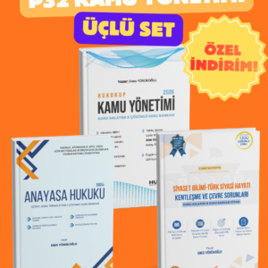 Özel İndirimli P32 3'lü Kitap Seti: Kamu Yönetimi-Siyaset Bilimi&Türk Siyasi Hayatı&Kentleşme ve Çevre Sorunları-Anayasa Hukuku
